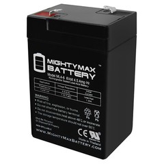 Mighty Max ML4-6 – 6V 4.5AH 3FM4 Replacement Battery with F1 Terminal