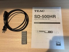 TEAC SD-500HR High Resolution Digital Recorder Used with Remote Compact Flash 1