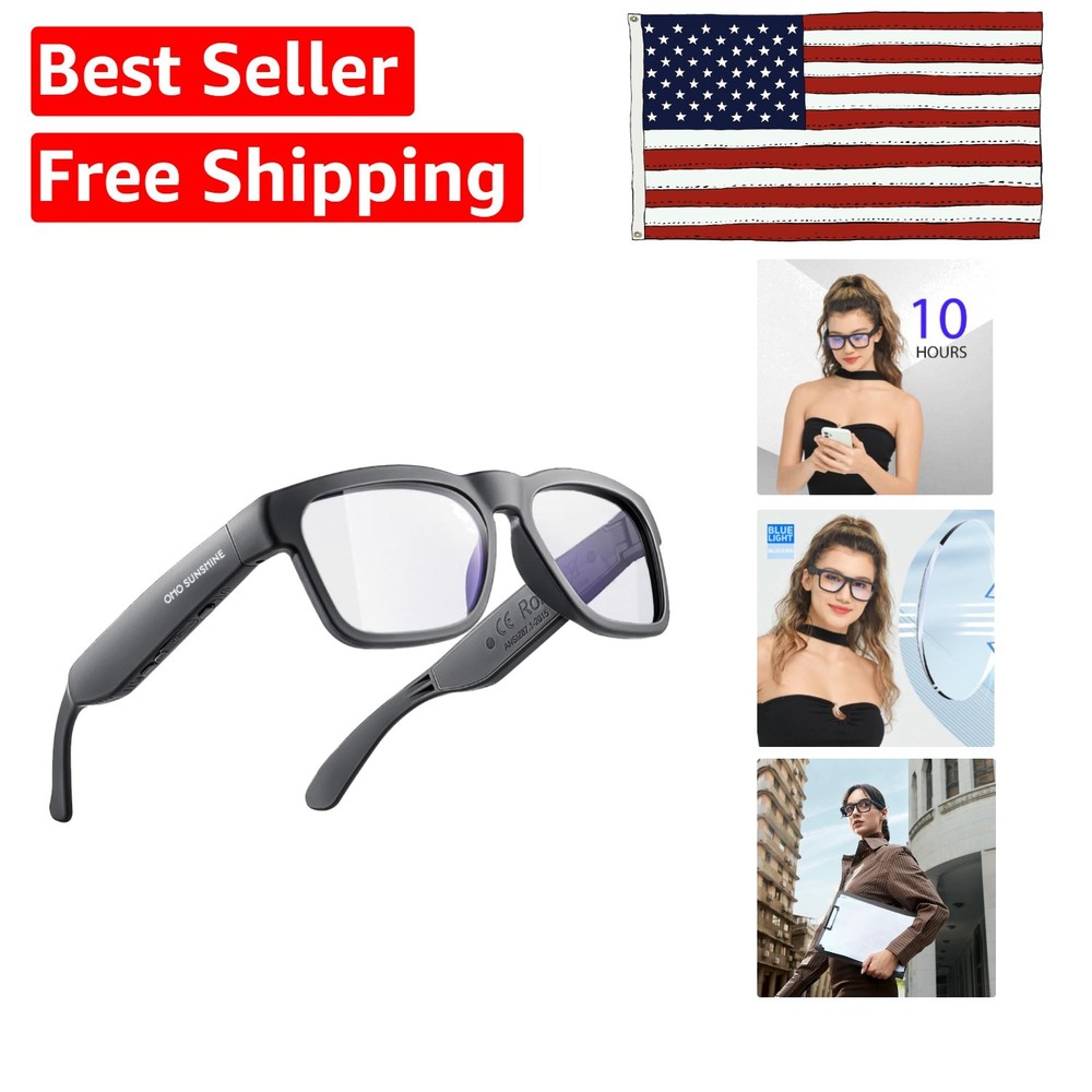 Ergonomic Bluetooth Audio Sunglasses – 10 Hours Playtime, ANSI Z87.1 Certified