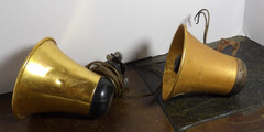 Pair Horn Speakers, Untested