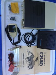MOTOROLA MODEL 4022A CB RADIO – Complete ORIGINAL Package – Original Box