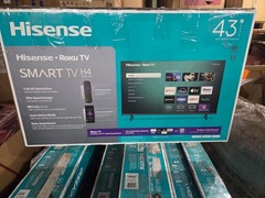 Hisense 40″ 43″ 50″ FHD Roku Smart TV 1080P/2160P DTS Sound Gaming Mode LCD RS