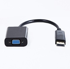 Display Port dp to VGA Adapter cable displayport to vga cord 1080P for dell hp