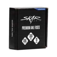 NEW SKAR AUDIO 300 AMP ANL NICKEL PLATED FUSES (10 PACK) – SK300A-ANL-10PK