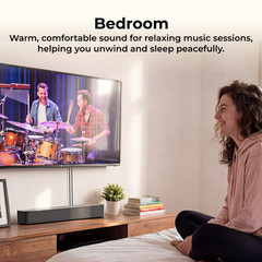 ULTIMEA 2.1 Channel Soundbar with Wireless Subwoofer Bluetooth Home Theater 240W