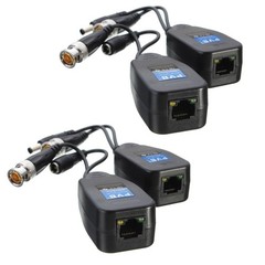 Effortless Setup: 10 Pairs Plug-and-Play HD Video Balun with 60Mbps Transmission