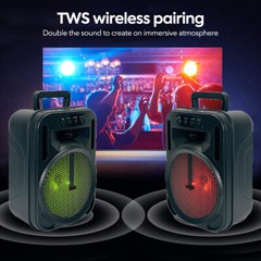 4000W Wireless Portable FM Bluetooth Speaker Heavy Bass Sound Party Speaker