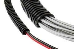 50 Ft. 3/8″ Split Wire Loom Conduit Polyethylene Tubing Black Color Sleeve Tube
