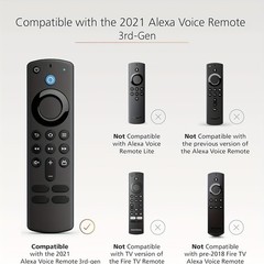 Glow Silicone Remote Case Cover for 3rd Gen 2021 Voice Control Shockproof Skin