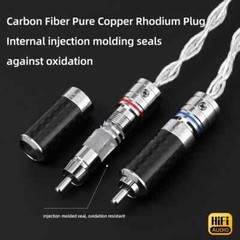 Hi-end Audio RCA Cable with Grounding Wire OCC Amplifier Phono Turntable Cable