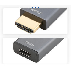 USB-C Female to HDMI Male Adapter Gold Plated 4K 60Hz Converter Connector NEW