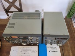YAESU FT-101ZD & FV-101Z Amateur Ham Radio Transceiver & External VFO + Manuals