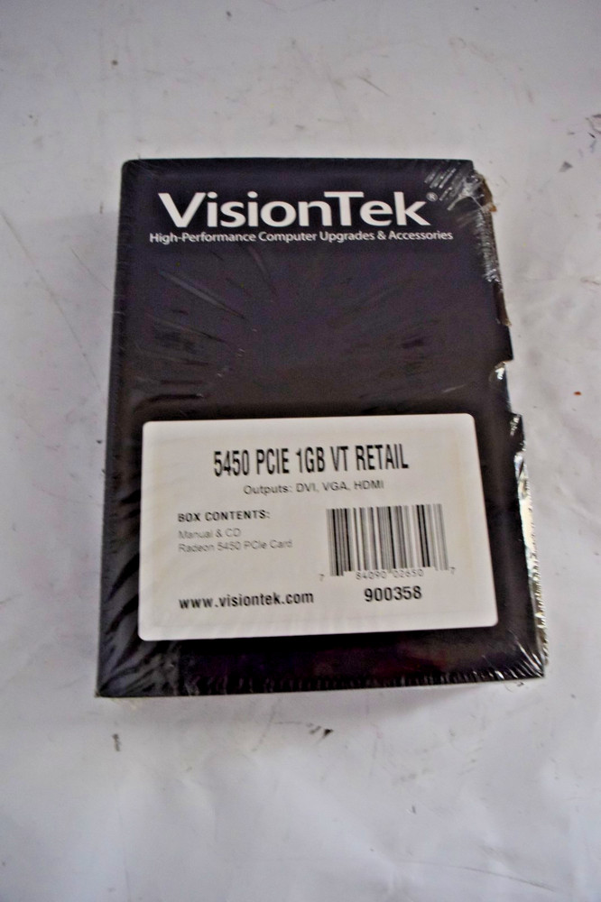 VisionTek High-Performance Computer Upgrades 5450 PCIE 1GB VT | Brand New | A