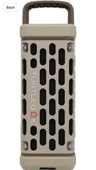 TurtleBox Ranger Loud Bluetooth Waterproof Tan Speaker opened box with usb c