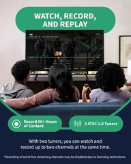 Tablo TV 4th Gen 2-Tuner Over-The-Air OTA DVR 35-Mile Indoor TV Antenna – Wa…