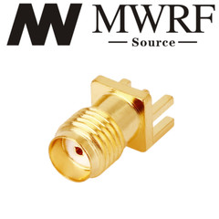 4 x SMA Female PCB Edge Mount RF Adapter Connector; US Stock