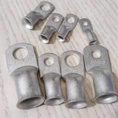 Tinned Copper 1 to 4/0AWG Cable Lug Ring Battery Terminals Wire Crimp Connectors