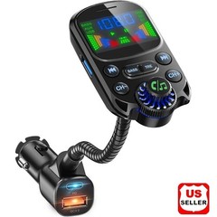 FM transmitter Car Bluetooth radio MP3 wireless adapter hands-free 3port charger