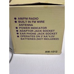 Radio Computer PC Shape Vintage Desktop Novelty AM FM Printer Office Collectible