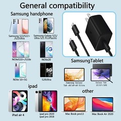 ⚡45W Wall Adapter Fast Power Charger Phone Charging Cord For Samsung Galaxy S23