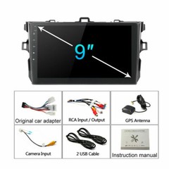 Android 15 MP5 Player Quad-core Stereo Radio 32G For Toyota Corolla 2006-2013
