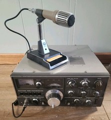 Kenwood TS-520SE HF SSB Transceiver Ham Radio Base + Kenwood MC-50 MIC Tested ✔️
