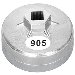 73mm Oil Filter Wrench: 15 Flutes Oil Filter Removal Tool Compatible with AC