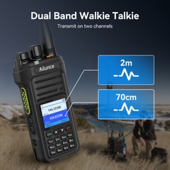 Ailunce HA1UV Dual Band Ham Handheld Radio Transceiver NOAA Waterproof Outdoor