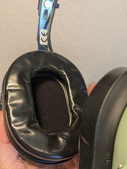 David Clark H10-13S Dual GA Plugs Black/Green Pilot Headsets Straight Cable