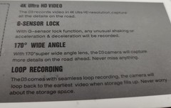 4 K Ultra HD Dual Channel Dash Camera