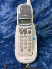 VTech CS2111 2.4GHz Cordless Phone 1 Handset White Caller ID Call Waiting