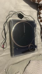 Audio-Technica Black Gold Belt Drive Record Player Turntable 33RPM 45RPM RCA