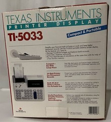 Texas Instruments TI-5033 Printer Display with Box