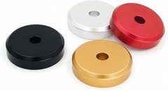 45 Record Adapter Aluminum 45 RPM for Player (Black) Black