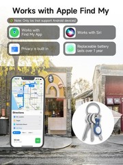 2026 New Tags-4 pack【Apple MFi Certified】Bluetooth Tracker 4 Pack (iOS Only),…