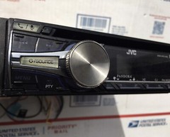 Used JVC KD-SR80BT CAR 1DIN In Dash STEREO Receiver BLUETOOTH