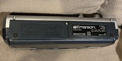 Vintage Emerson Portable AM/FM Weather Band Radio AC or Battery #RP6251 *TESTED