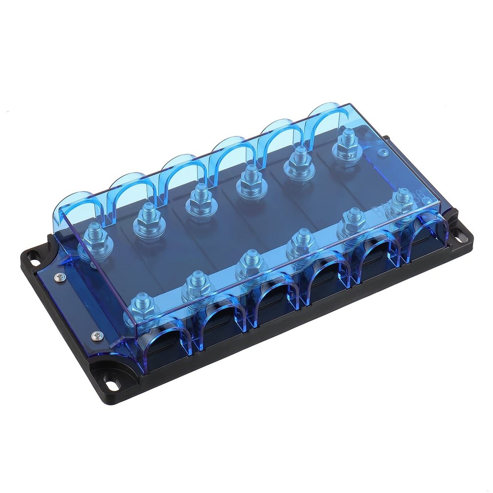 1 PCS 6Way ANL Fuse Holder BoltOn Automotive Electrical Block BANLB6