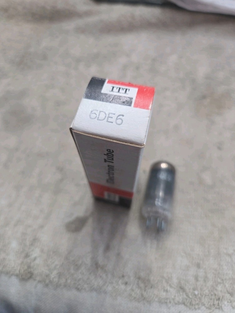 NOS ITT 6DE6 Vacuum Tube