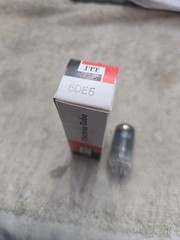 NOS ITT 6DE6 Vacuum Tube