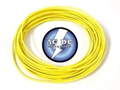 25 FEET AUTOMOTIVE WIRE 18 AWG HIGH TEMP TXL WIRE YELLOW