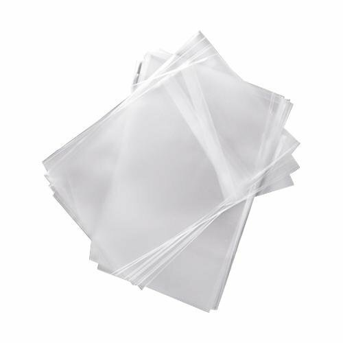 100 OPP Resealable Plastic Wrap Bag for Standard 14mm DVD Case Peal & Seal
