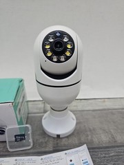 Wifi Panorama Camera w/Remote Viewing • 360° • 2-Way Audio • Memory Card [48]