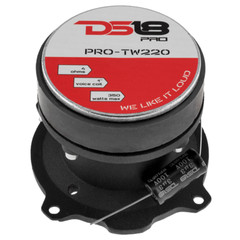 DS18 PRO-TW220 Aluminum Super Bullet Tweeter with Crossover 240 Watts (Pair)