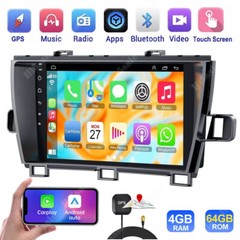 For Toyota PRIUS 2010-2015 Android 13 Carplay Car Stereo Radio GPS WIFI Navi 64G