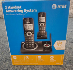 AT&T CL82219 Cordless Phone System w/ Answering Machine Home Telephone