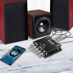 2.1 Channel Bluetooth 5.0 Subwoofer Amplifier Board For 20~100W, 4~8Ω Speakers