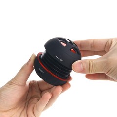 Mini Portable Black Speakers Lightweight Plug and Play 10 Hours Playback