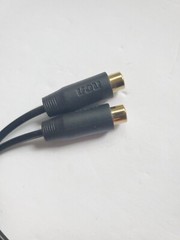 RCA Male To Dual RCA Female 6 Inch Adapter Cord Transfer 1 Count