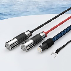 HiFi OCC Phono Tonarm Cable Straight 5 Pin DIN to XLR Plug Turntable Analog Wire